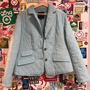 Robin egg blue short jacket